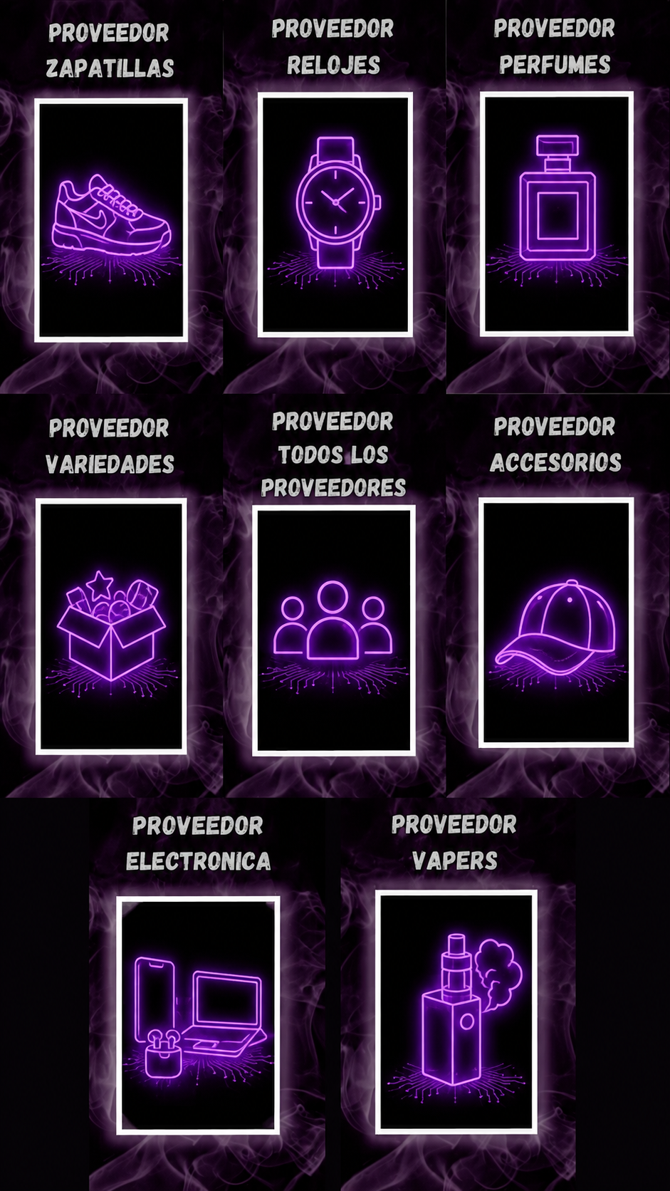 Todos los proveedores